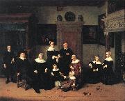 OSTADE, Adriaen Jansz. van Portrait of a Family jg Germany oil painting reproduction